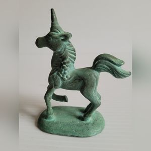 VINTAGE 1992 UNICORN PAPER WEIGHT FIGURINE PRINCETON GALLERY 4" HANDCRAFTED